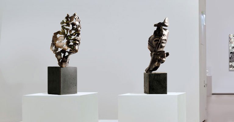 Comprar esculturas en bronce en galería de arte contemporáneo