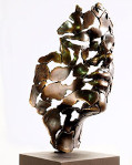Esculturas abstractas en bronce del escultor Miguel Guía