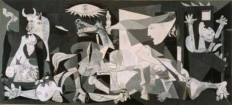 Escultura Cubista Guernica - Picasso