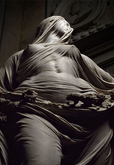 Escultura del escultor Giovanni Strazza
