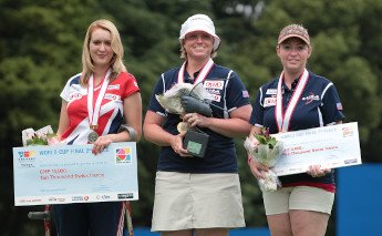 Trofeo para el campeonato mundial de tiro con arco de la FITA